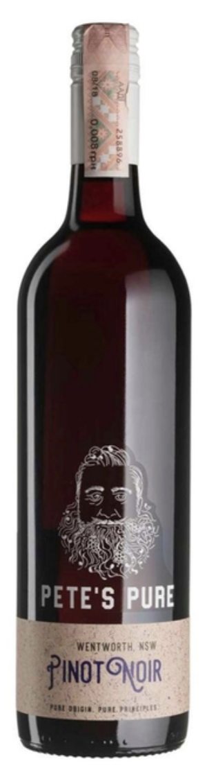 Вино Pete's Pure Піно Нуар сух/чер 0,75 Авс 13%